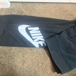 Nike Black Leggings with Prominent Logo